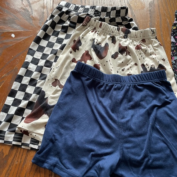 Kids Shorts & Leggings Set - Blue, Black, Multicolor - Picture 2 of 6